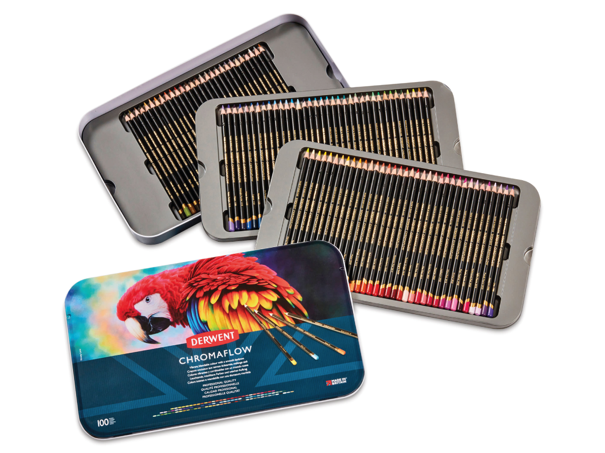 Derwent - Chromaflow Tin 100 Stuks