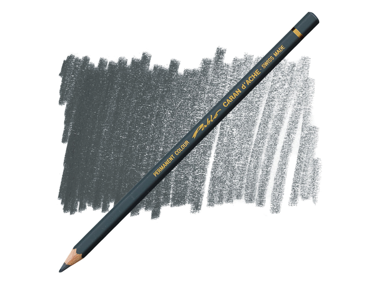 Caran D'Ache - Classic Pablo Pencil Greyish Black-Fsc Uv 12