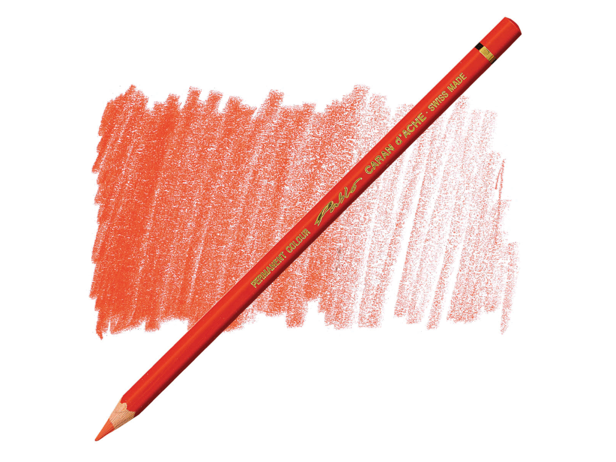 Caran D'Ache - Classic Pablo Pencil Vermilion-Fsc Uv 12