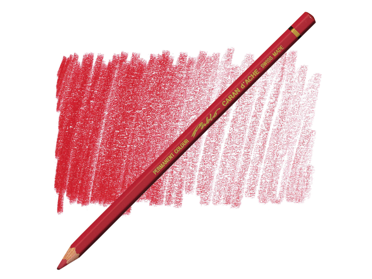 Caran D'Ache - Classic Pablo Pencil Indian Red-Fsc Uv 3