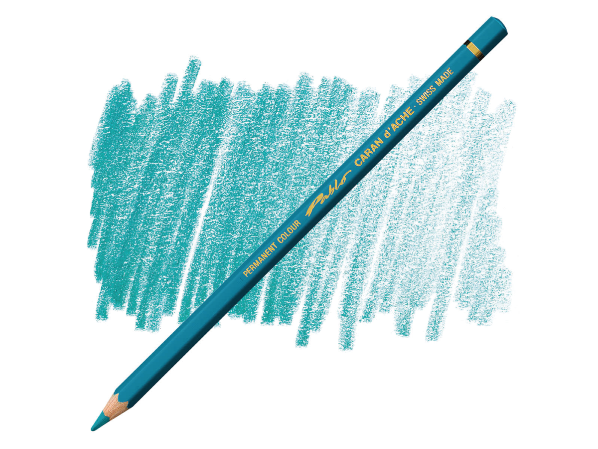 Caran D'Ache - Classic Pablo Pencil Cyan-Fsc Uv 3