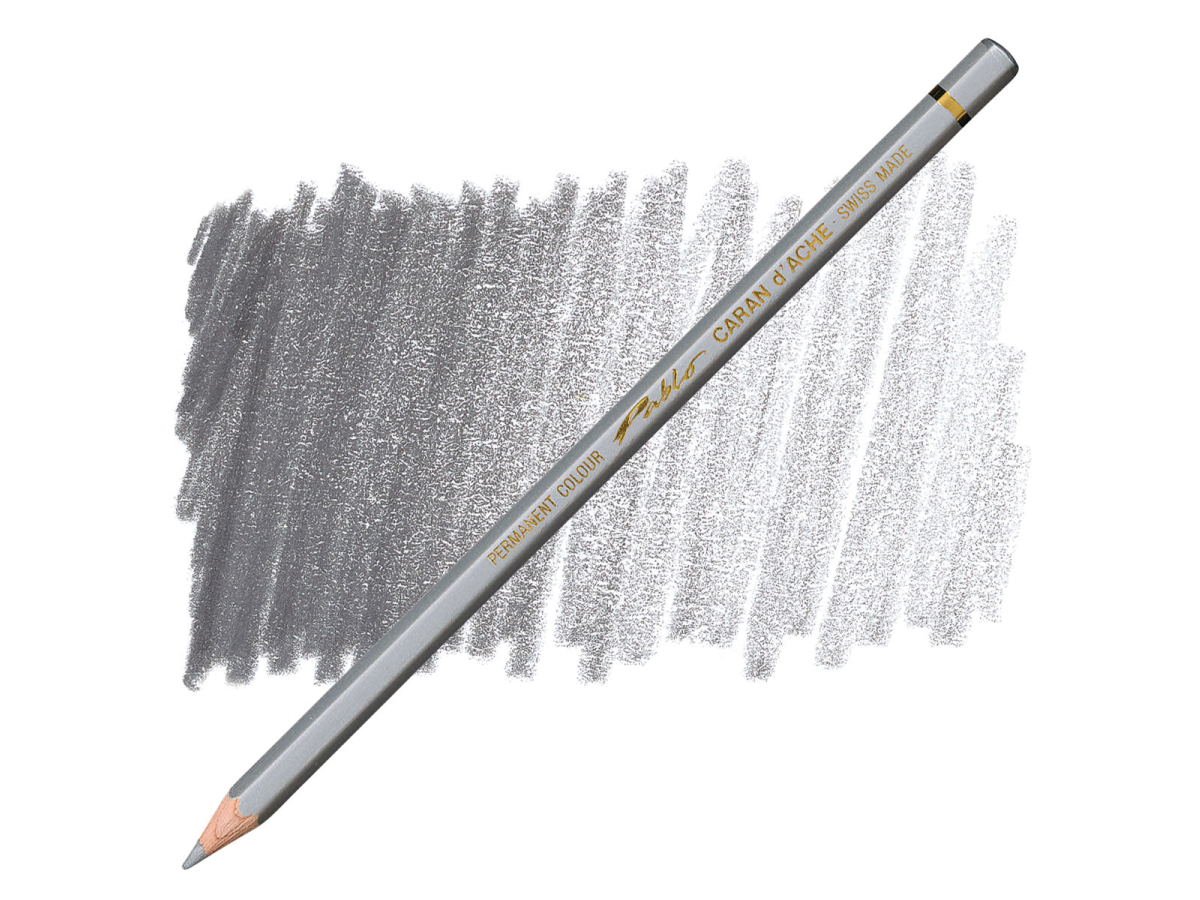 Caran D'Ache - Classic Pablo Pencil Silver-Fsc Uv 3