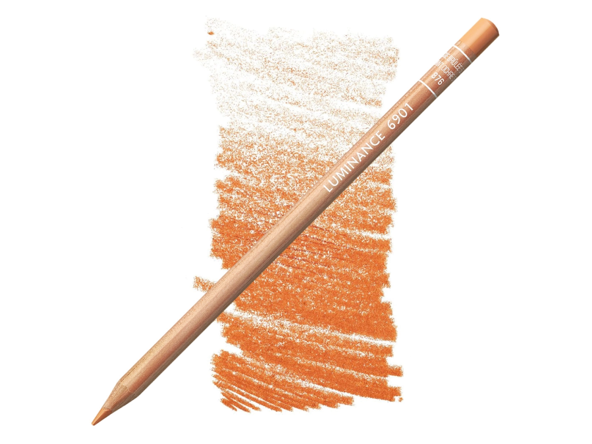 Caran D'Ache - Luminance Pencil Burnt Ochre 50%-Fsc Uv 3