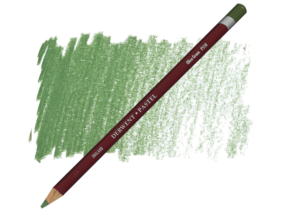 Derwent - P510 Pastel Pen. Olive Green
