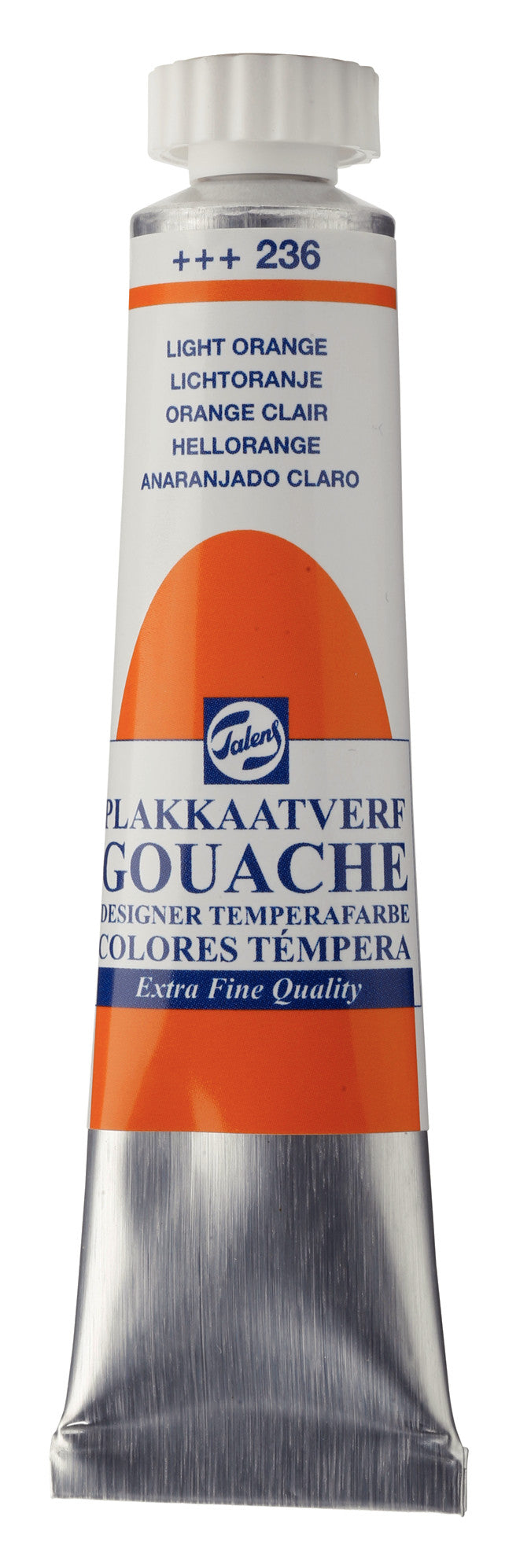 Talens - Gouache Extra Fine Quality Tube 20 Ml Lichtoranje 236
