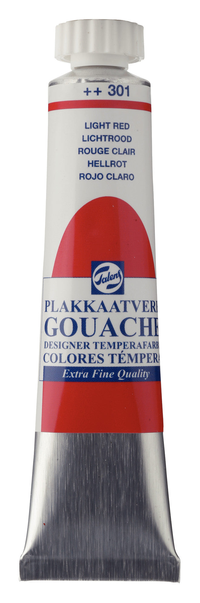 Talens - Gouache Extra Fine Quality Tube 20 Ml Lichtrood 301