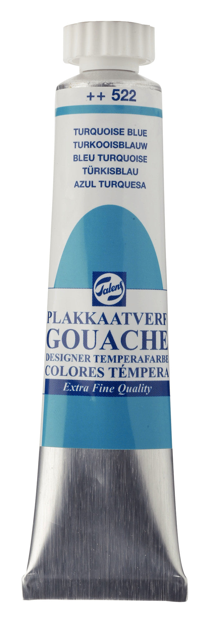 Talens - Gouache Extra Fine Quality Tube 20 Ml Turkooisblauw 522