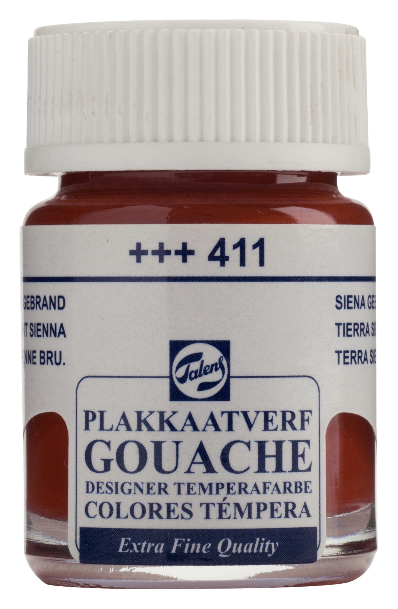 Talens - Gouache Extra Fine Quality Fles 16 Ml Sienna Gebrand 411