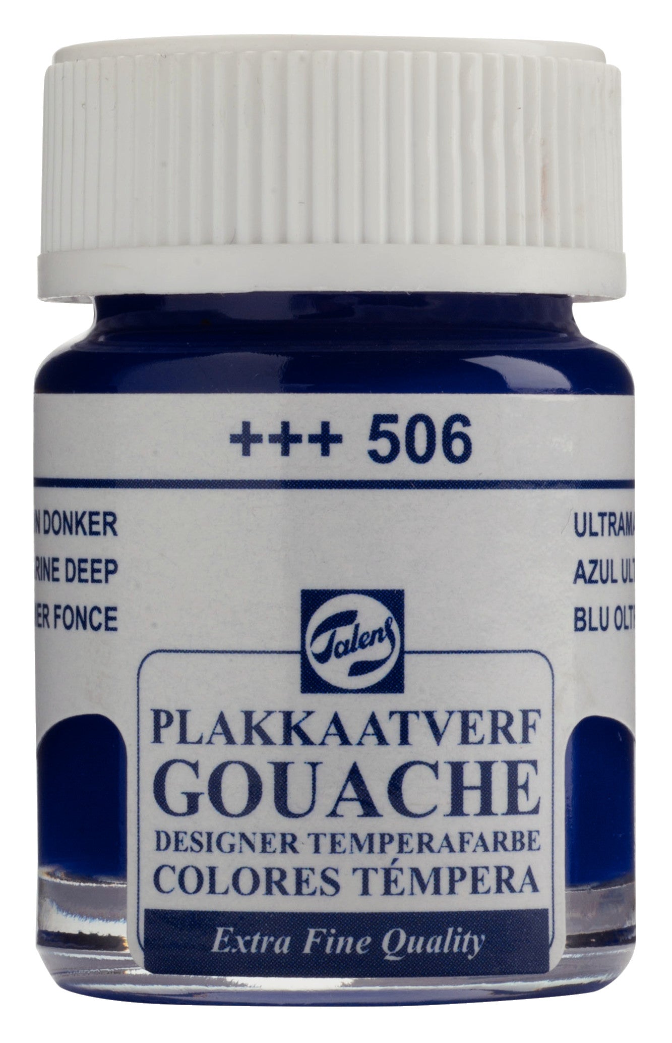 Talens - Gouache Extra Fine Quality Fles 16 Ml Ultramarijn Donker 506