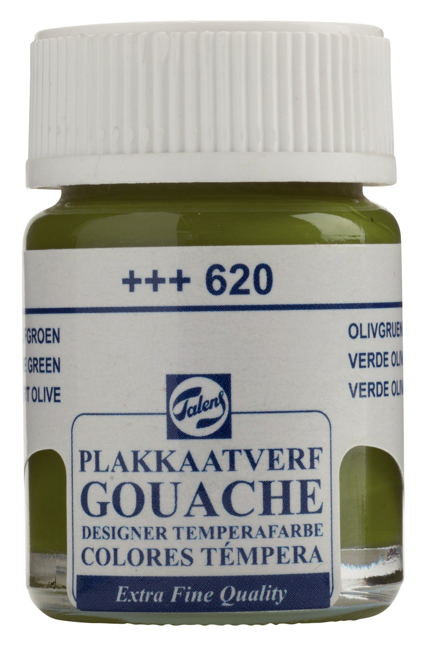 Talens - Gouache Extra Fine Quality Fles 16 Ml Olijfgroen 620