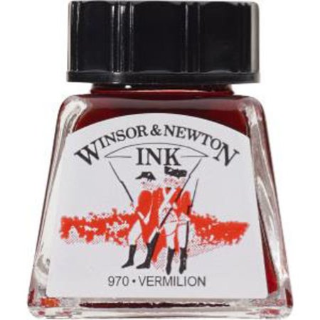 Winsor & Newton - Ink 14Ml Vermilion Uv 6
