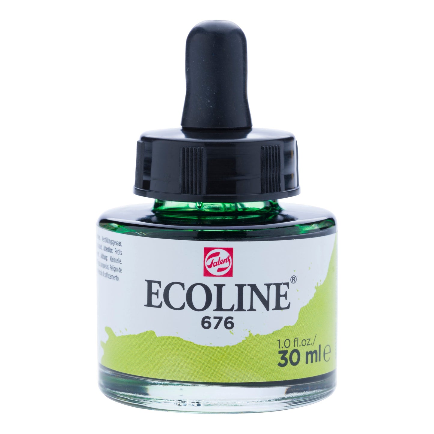 Ecoline - Vloeibare Waterverf Fles 30 Ml Grasgroen 676