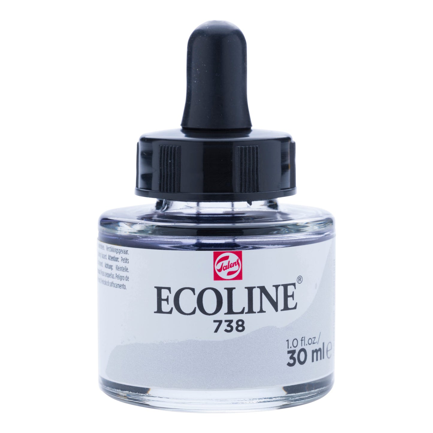 Ecoline - Vloeibare Waterverf Fles 30 Ml Koudgrijs Licht 738