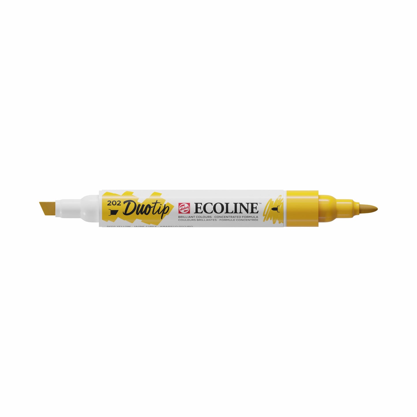 Ecoline - Duo Tip Donkergeel