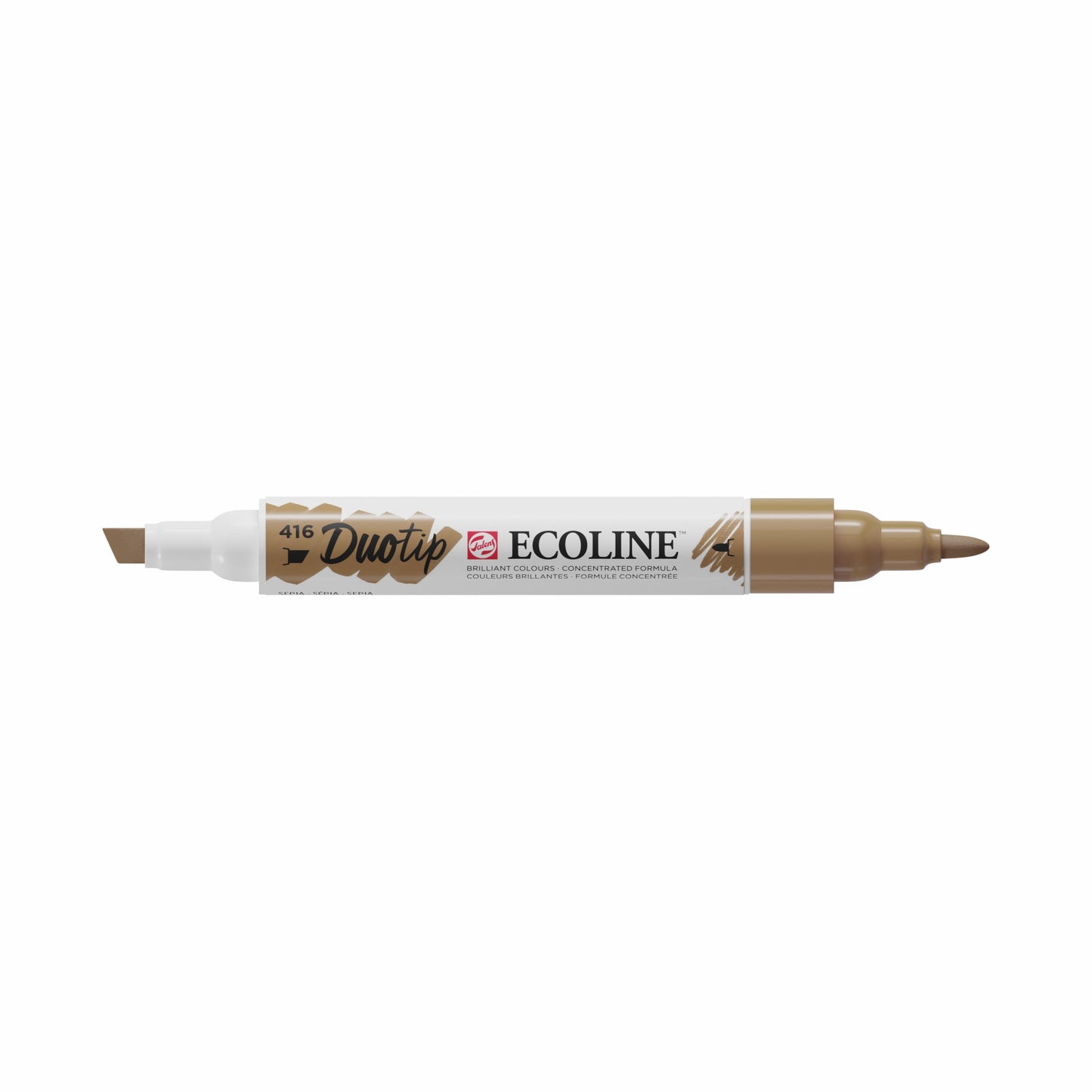 Ecoline - Duo Tip Sepia