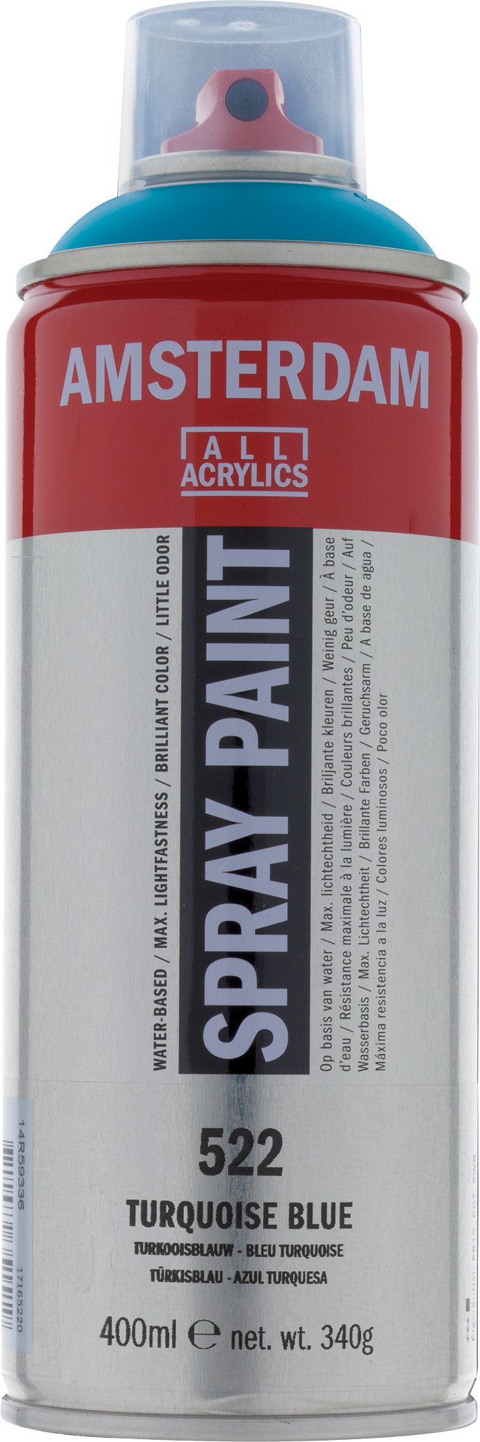 Amsterdam - Spraypaint 400 Ml Turkooisblauw 522