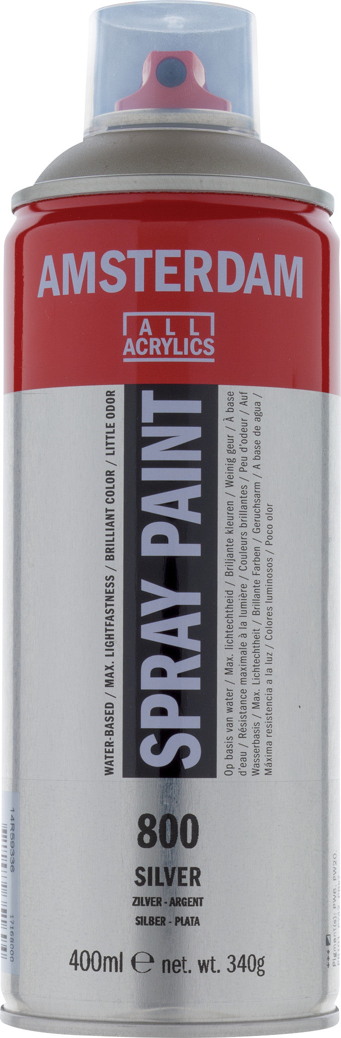 Amsterdam - Spraypaint 400 Ml Zilver 800