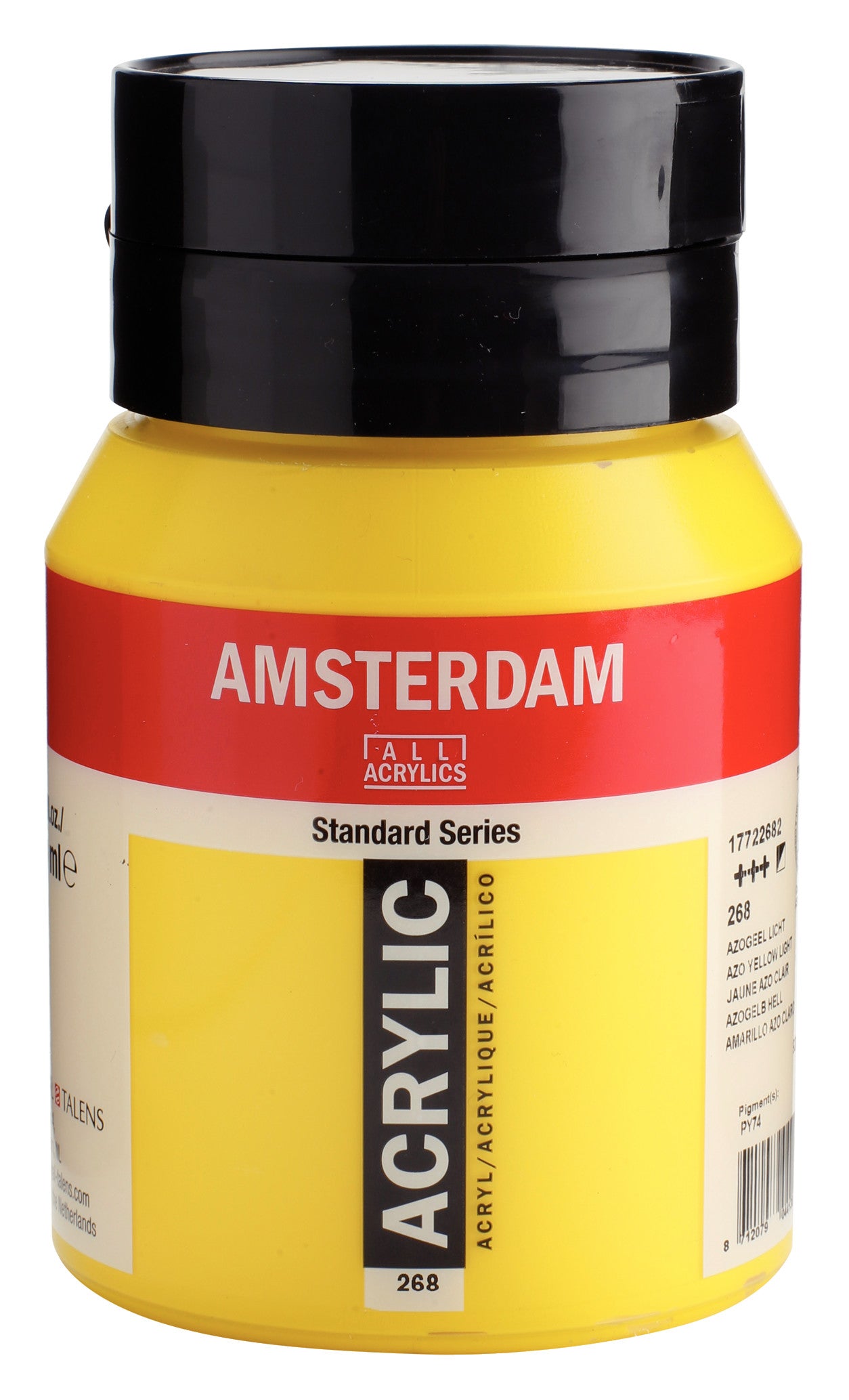 Amsterdam - Standard Series Acrylverf Pot 500 Ml Azogeel Licht 268