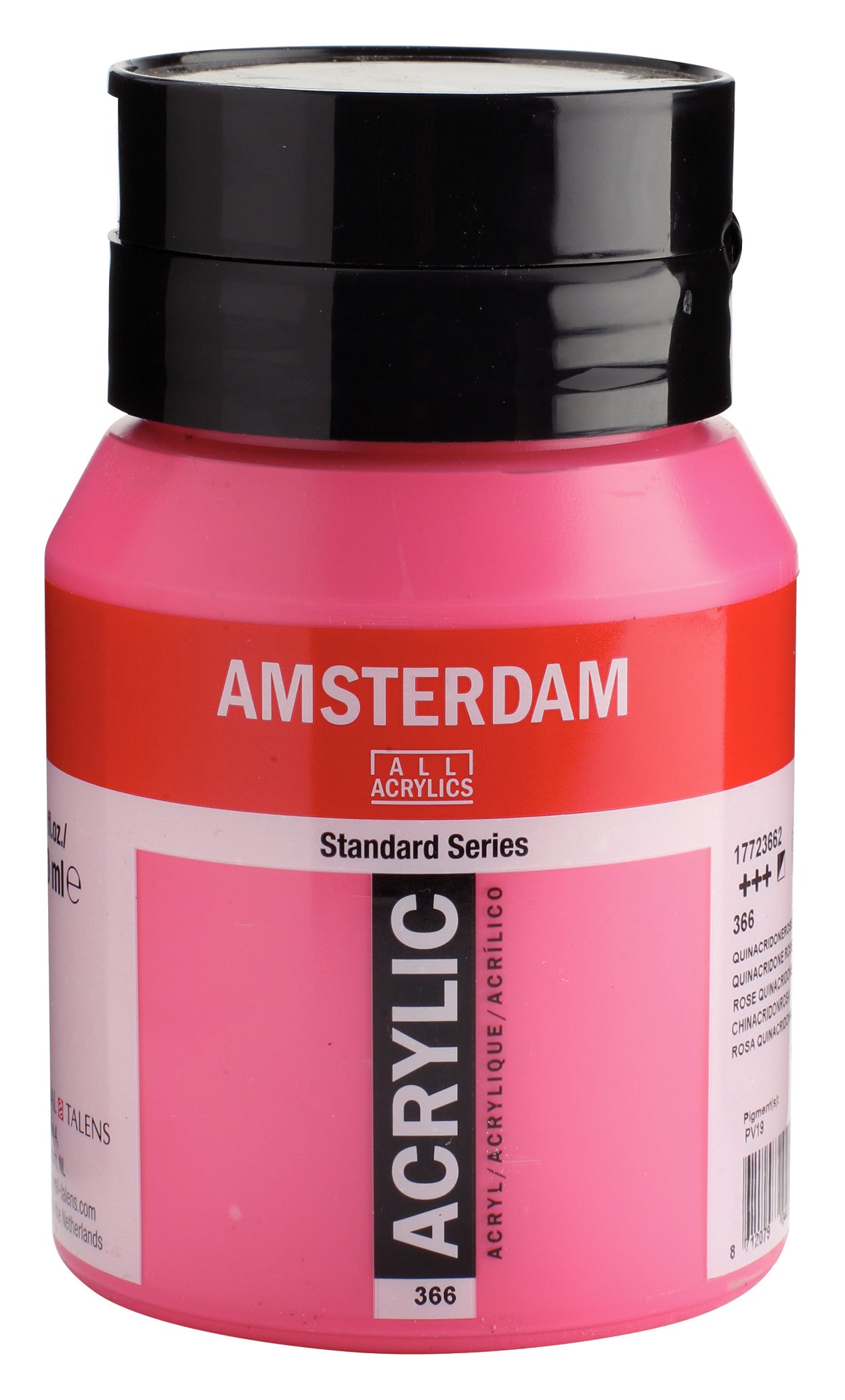 Amsterdam - Standard Series Acrylverf Pot 500 Ml Quinacridoneroze 366