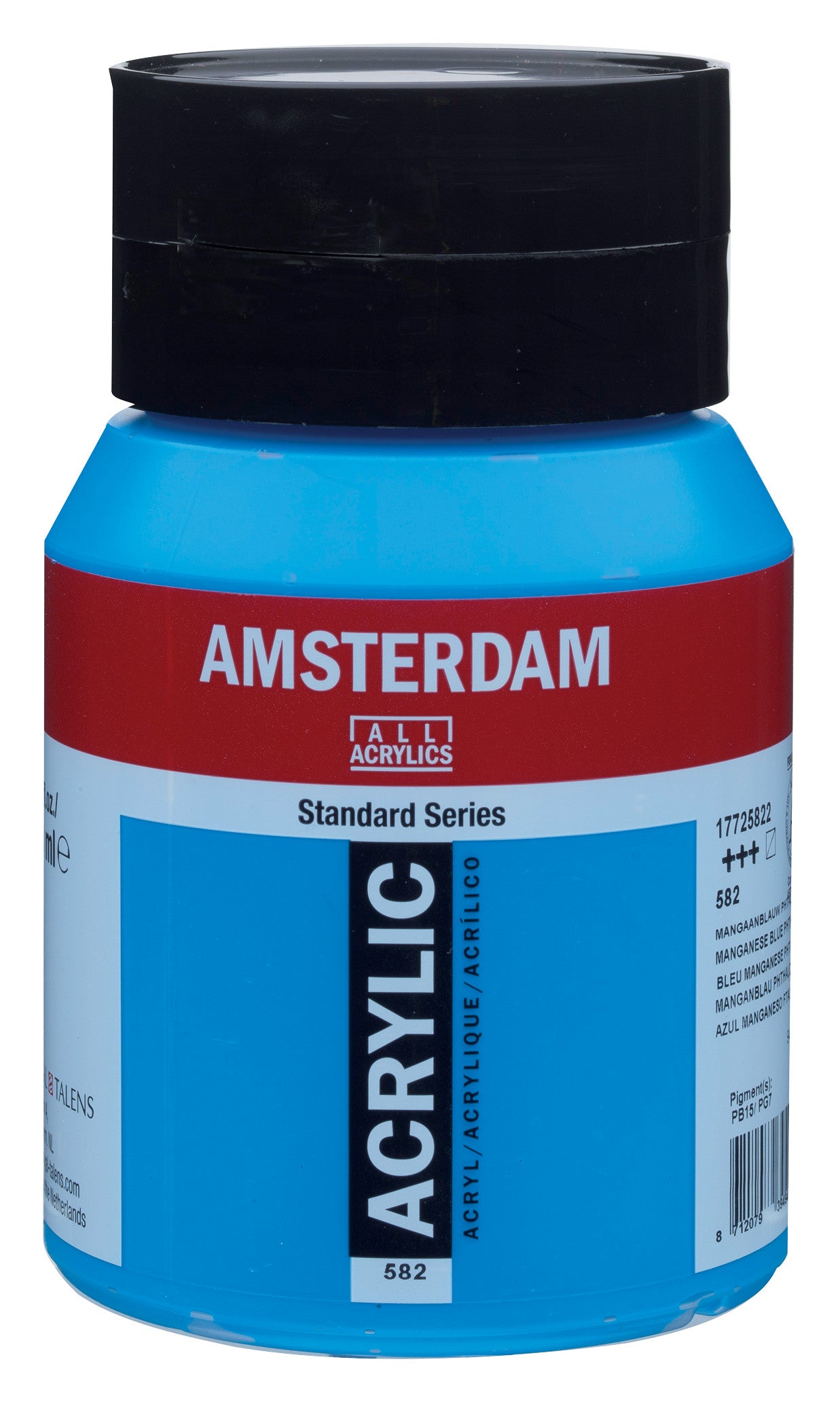 Amsterdam - Standard Series Acrylverf Pot 500 Ml Mangaanblauw Phtalo 582