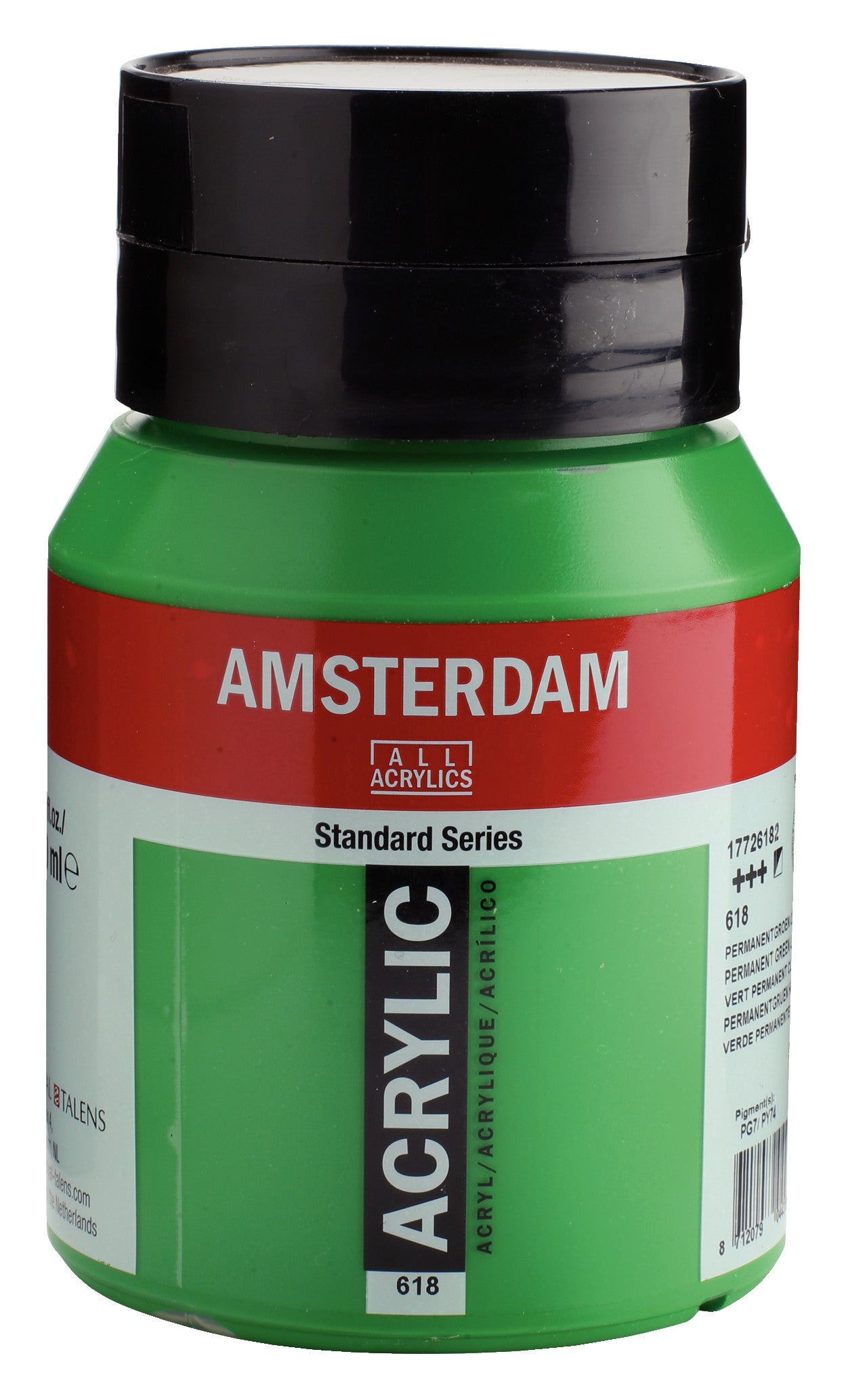 Amsterdam - Standard Series Acrylverf Pot 500 Ml Permanentgroen Licht 618
