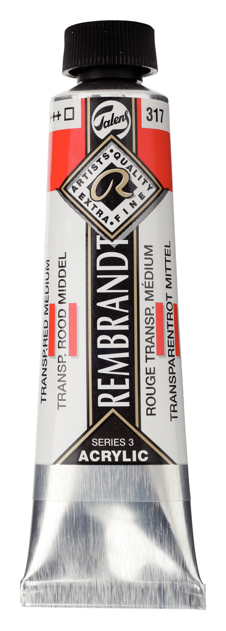 Rembrandt - Acrylverf Tube 40 Ml Transparantrood Middel 317