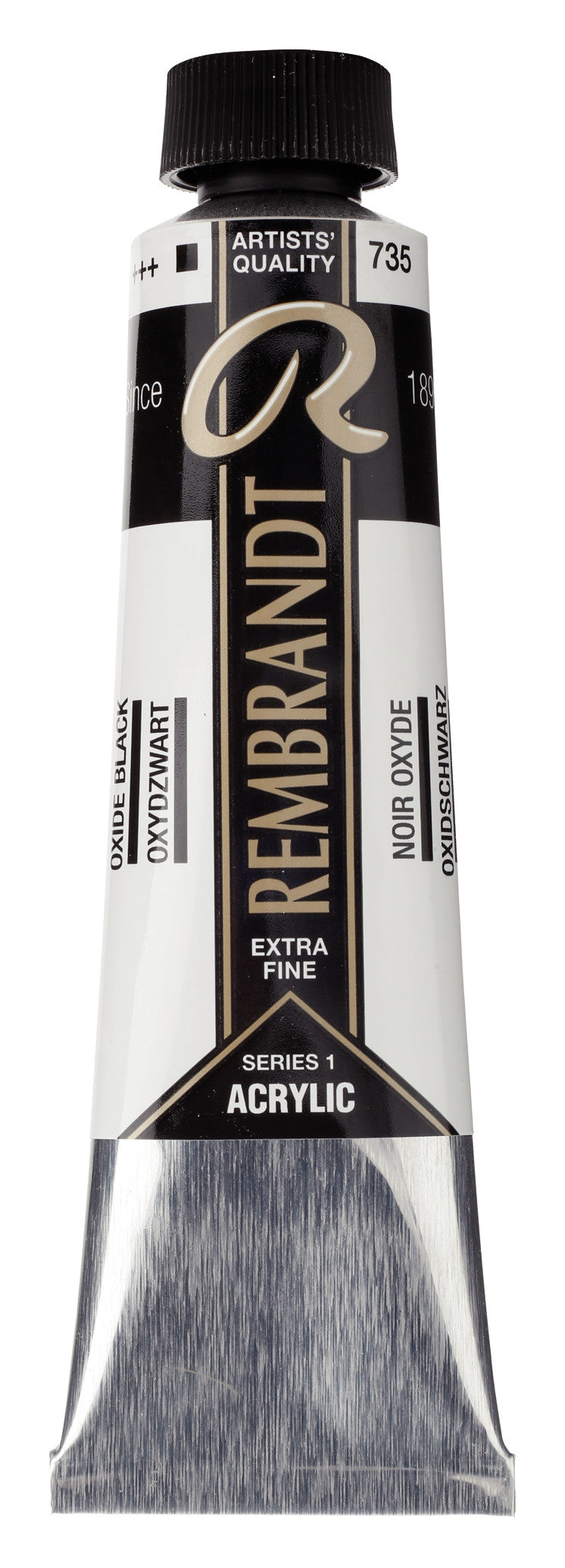 Rembrandt - Acrylverf Tube 40 Ml Oxydzwart 735