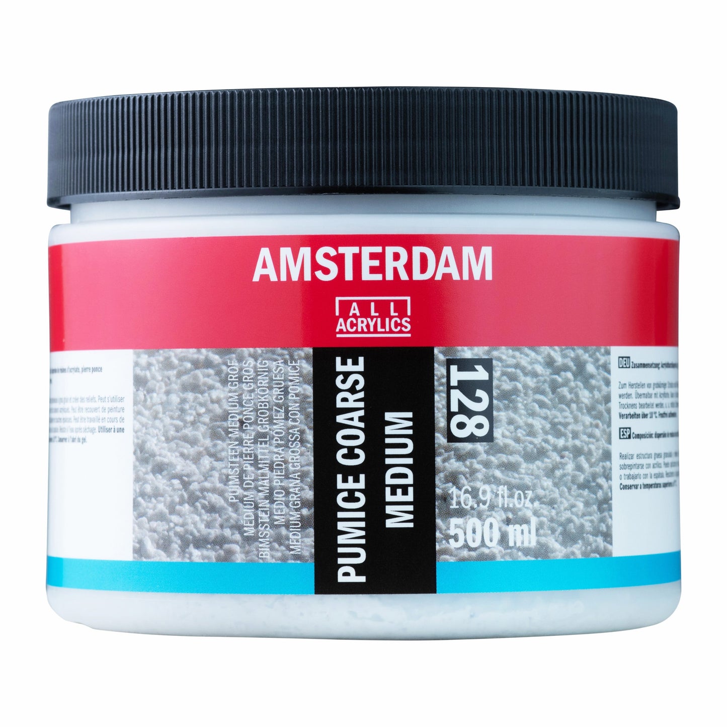 Amsterdam - Puimsteen Medium Grof 128 Pot 500 Ml
