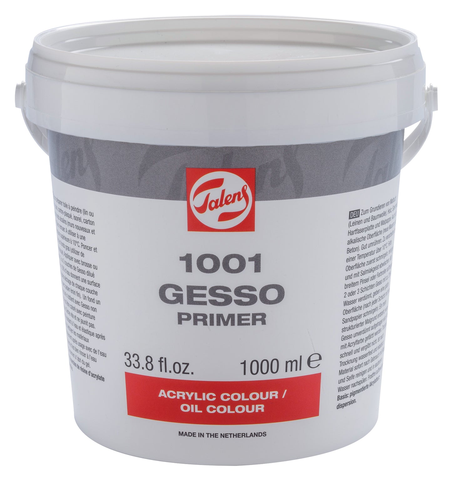 Talens - Gesso Primer 1001 Emmer 1000 Ml