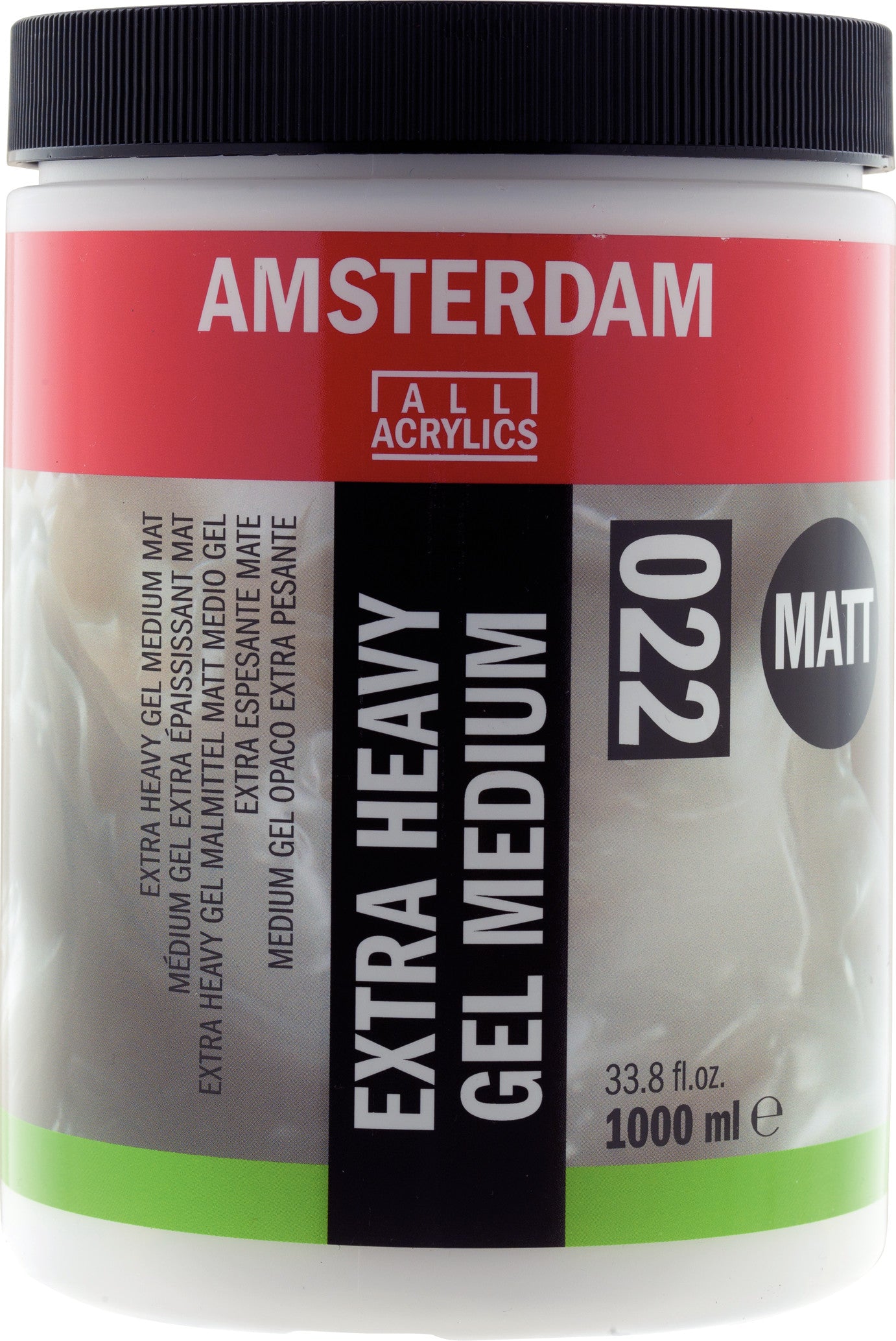 Amsterdam - Extra Heavy Gel Medium Mat 022 Pot 1000 Ml