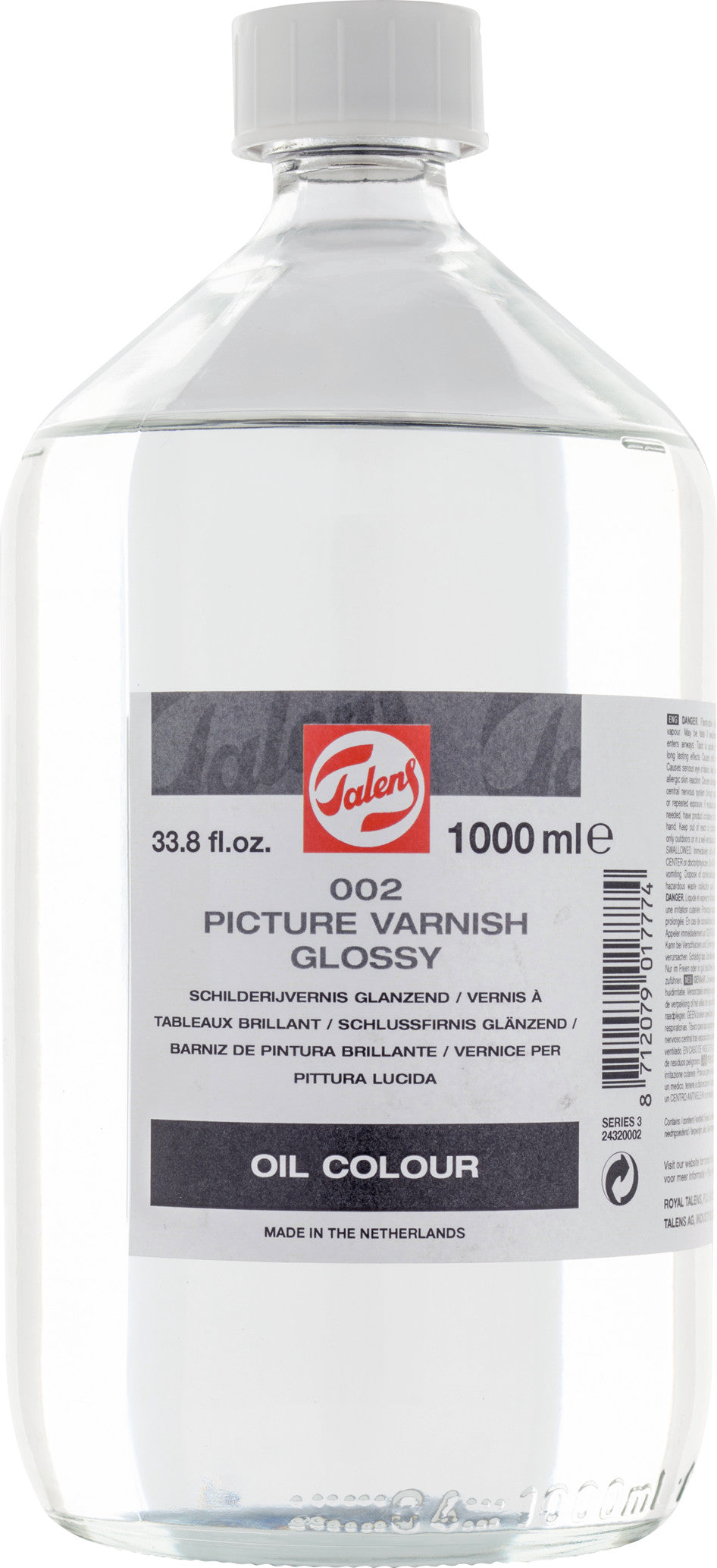 Talens - Schilderijvernis Glanzend 002 Fles 1000 Ml