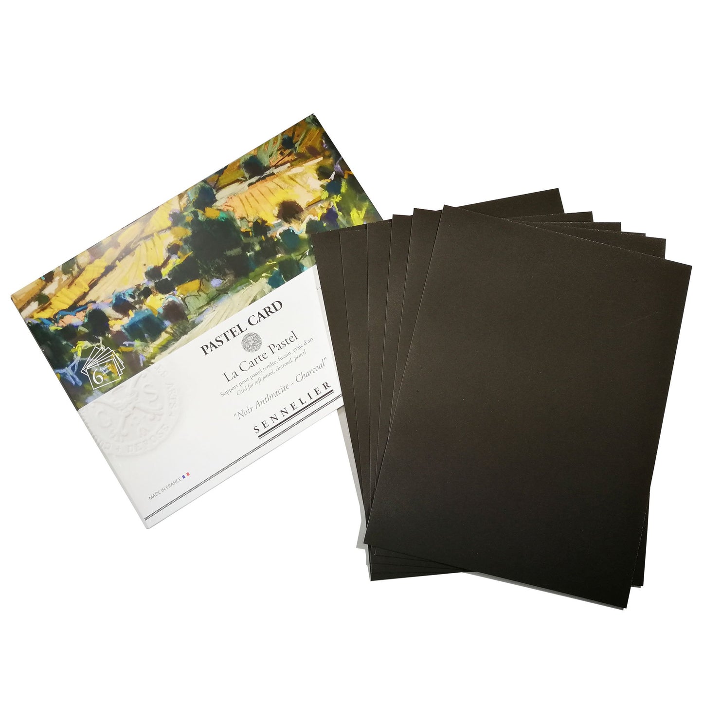 Sennelier - Pochette Pastelcard Noir Anthracite - 6