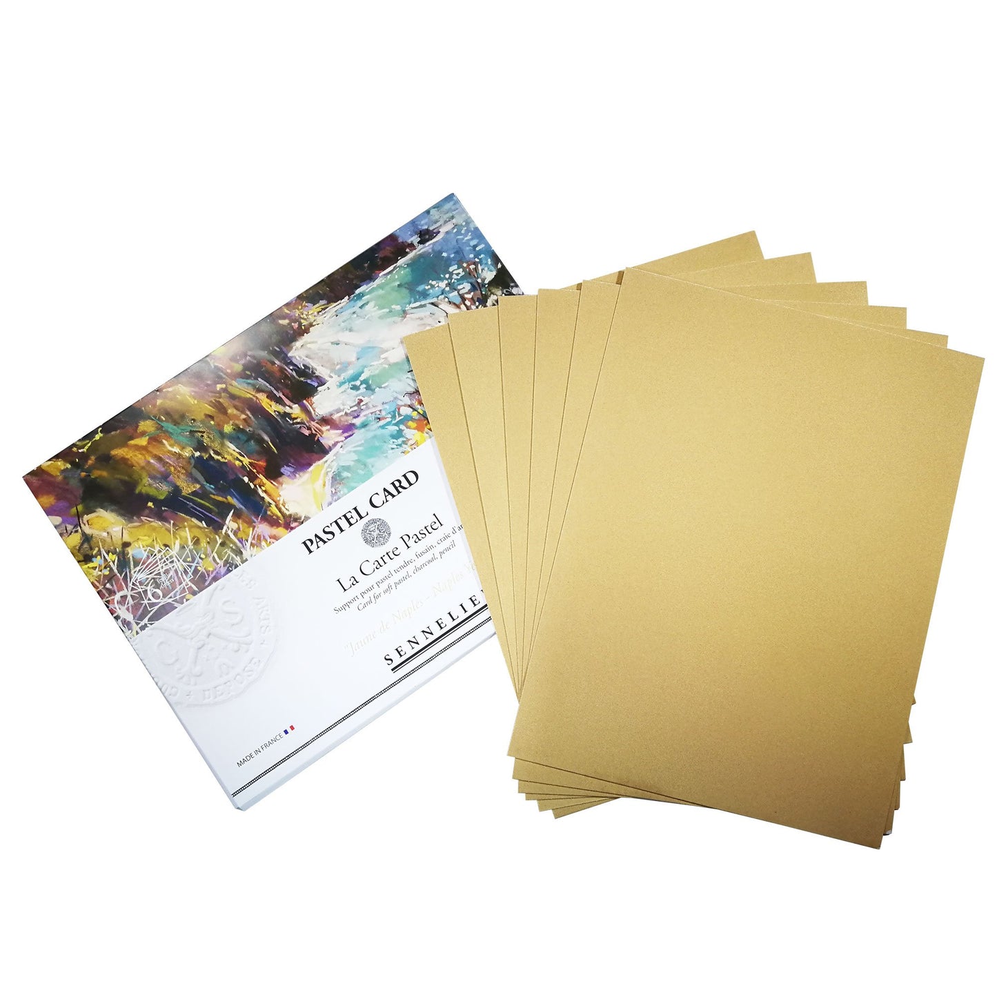 Sennelier - Pochette Pastel Card Jaune De Naples - 6