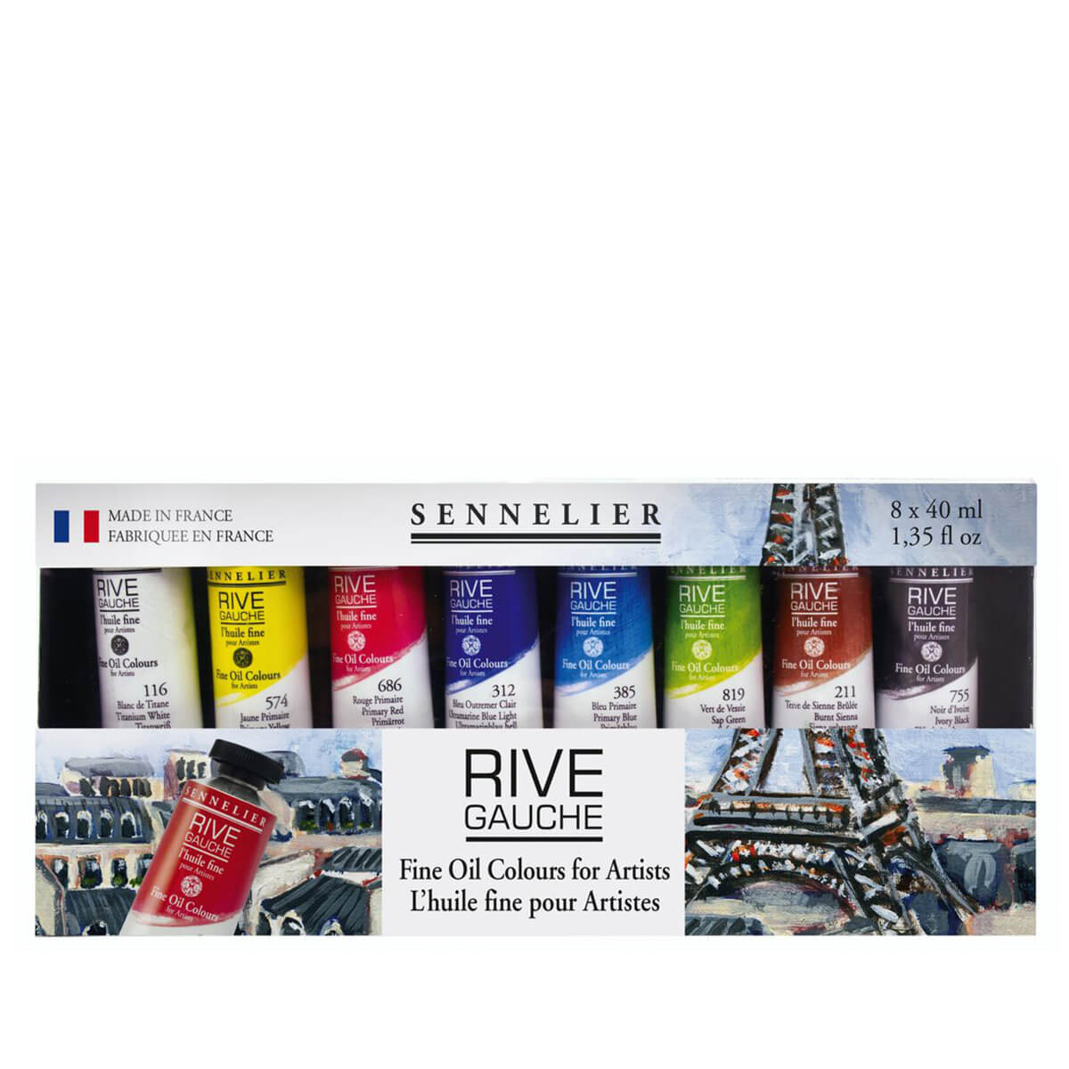 Sennelier - Set Huile Rive Gauche 8X40Ml