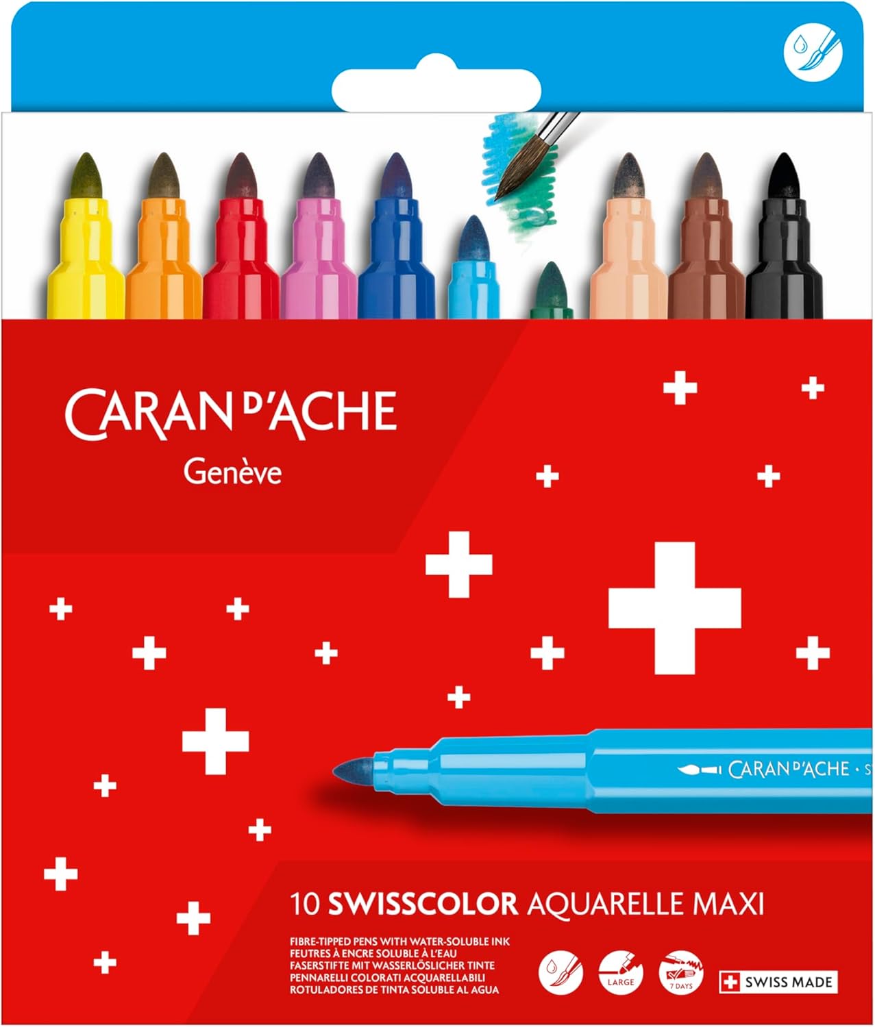 Caran D'Ache - Fibre-Pen Extra-Large Black Uv 5