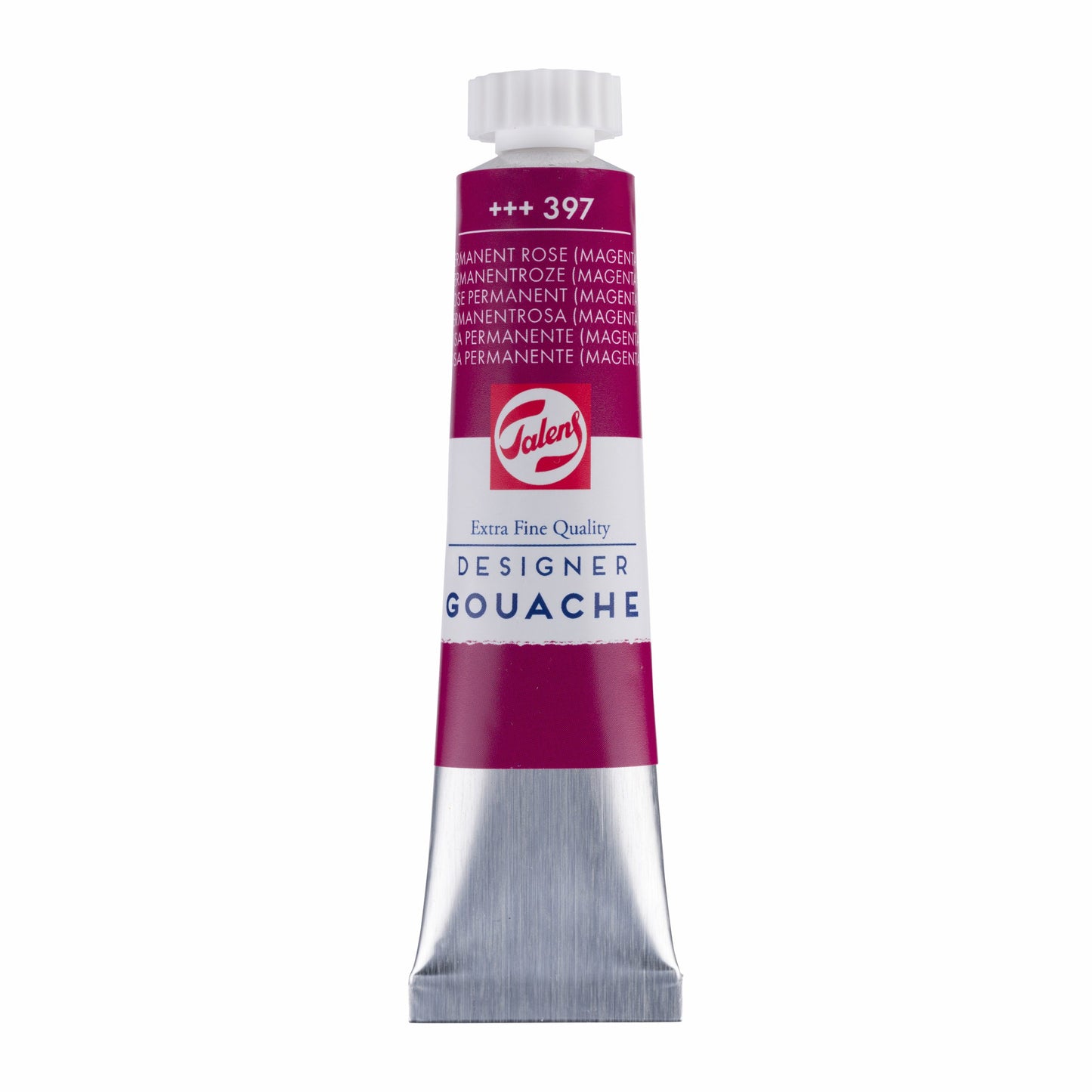 Talens - Gouache Extra Fine Quality Tube 20 Ml Permanentroze (Magenta) 397