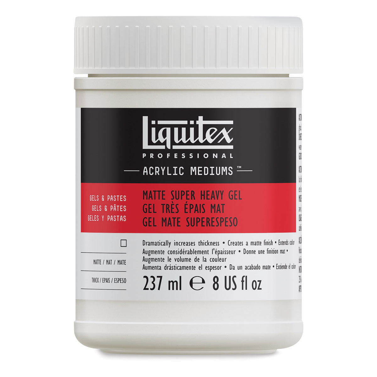 Liquitex - Mat Sup Heavygel 237Ml Uv 1