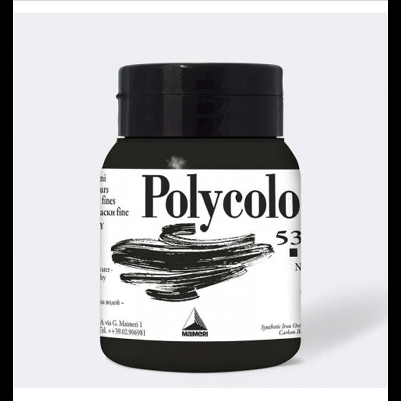 Maimeri - Polycolor 500Ml Black