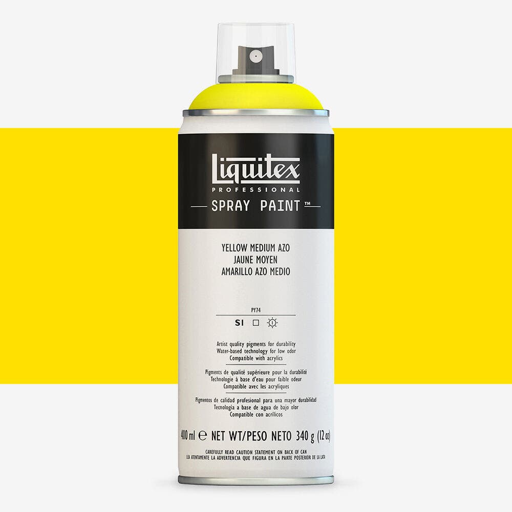 Liquitex - Pro Acrylic Spray Paint 400Ml Yl Md Azo Uv 3
