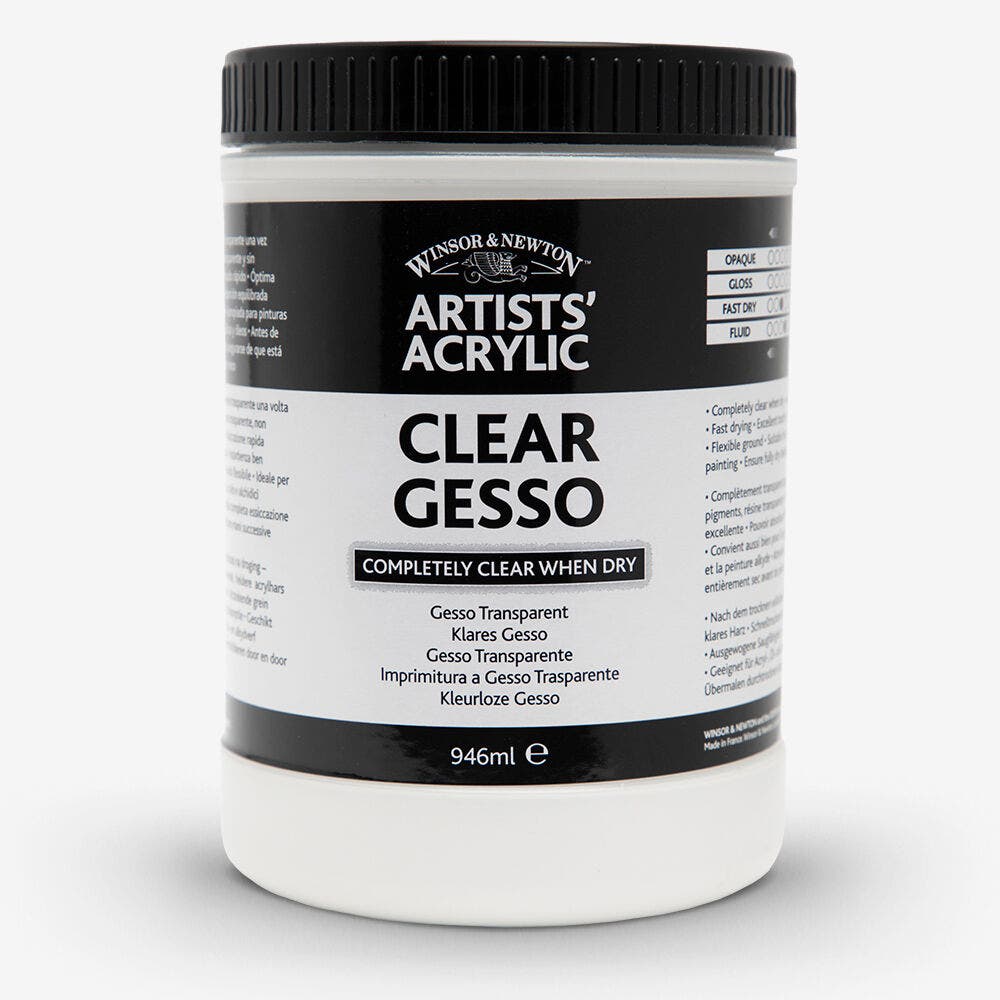 Winsor & Newton - Aac Clear Gesso 946Ml Uv 1