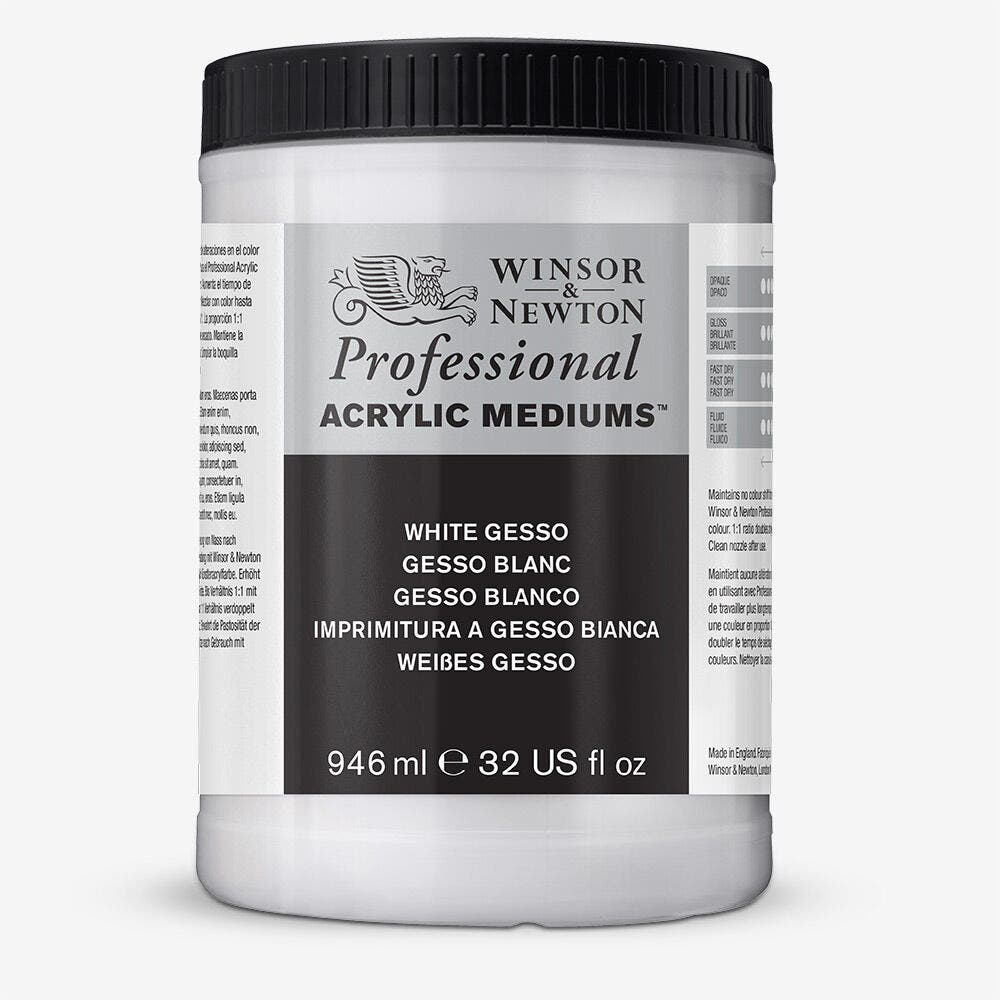 Winsor & Newton - Aac White Gesso 946Ml Uv 1