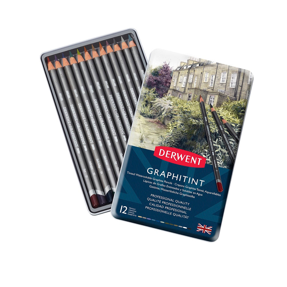 Derwent - Graphitint Pencils (12) Tin