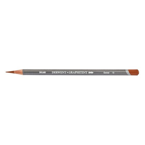 Derwent - 13 Graphitint Pencils Chestnut