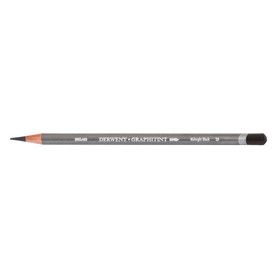 Derwent - 20 Graphitint Pencils Mdnite Black