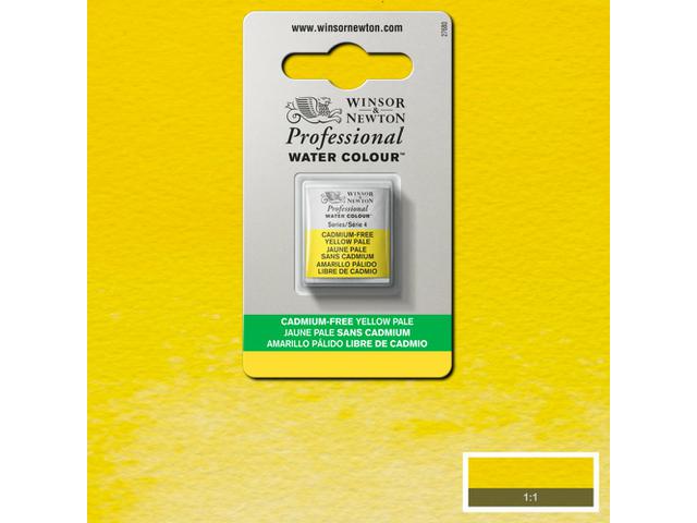 Winsor & Newton - Pro Watercolour Halve Napjes Cadmium-Free Yellow Pale Uv 3
