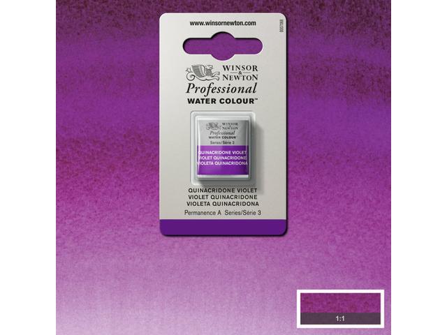 Winsor & Newton - Pro Watercolour Halve Napjes Quinacridone Violet Uv 3