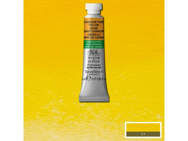 Winsor & Newton - Professional Watercolour 5Ml Cadmium-Free Yellow Uv 3