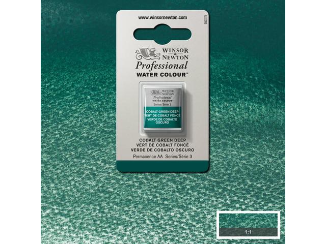 Winsor & Newton - Professional Watercolour Halve Napjes Cobalt Grn Dp Row Uv 3
