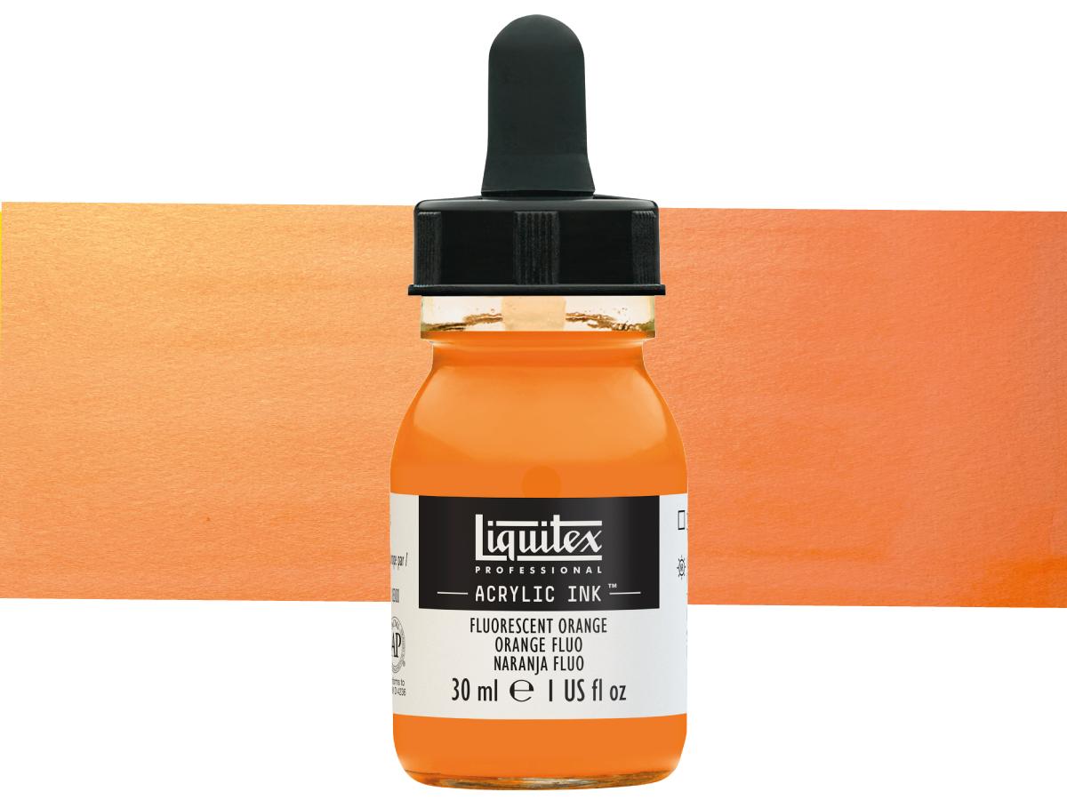 Liquitex - Liquitex Acryl Inkt Fluo Oranje 30Ml