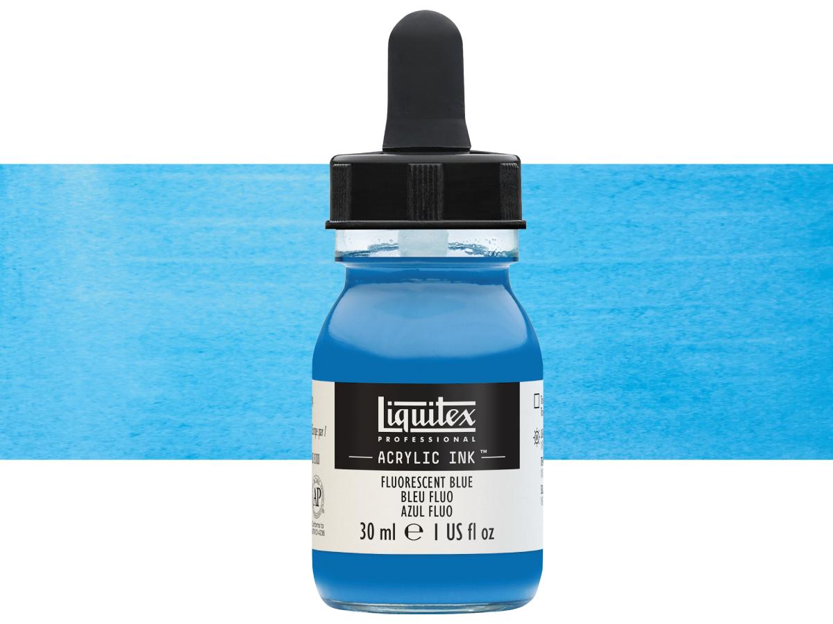 Liquitex - Liquitex Acryl Inkt Fluo Blauw 30Ml